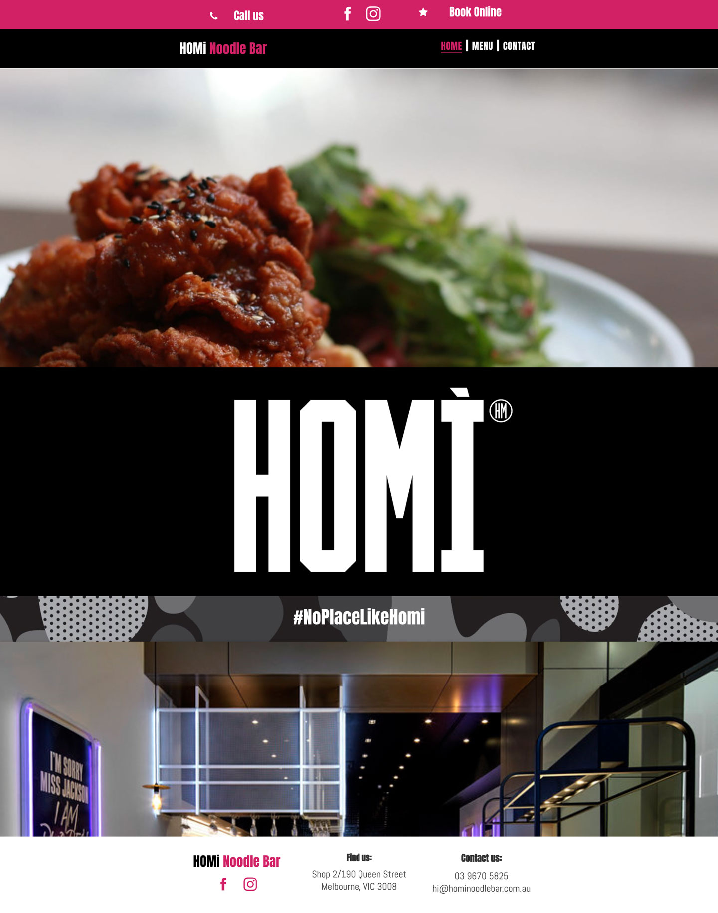 Homi website